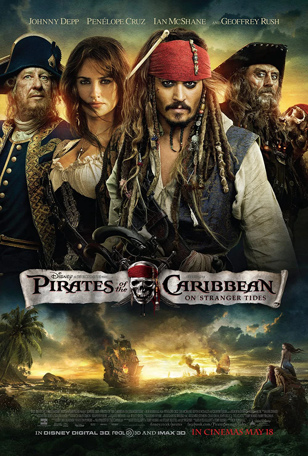 Phim Cướp biển vùng Caribbe (Phần 4): Suối Nguồn Tươi Trẻ - Pirates of the Caribbean: On Stranger Tides (2011)